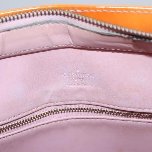 LOUIS VUITTON Monogram Vernis Houston Bag Marshmallow Pink M91302 LV Auth BA543 - Picture 10 of 16